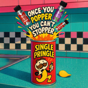Single Pringle Once You Popper You Can't Stopper